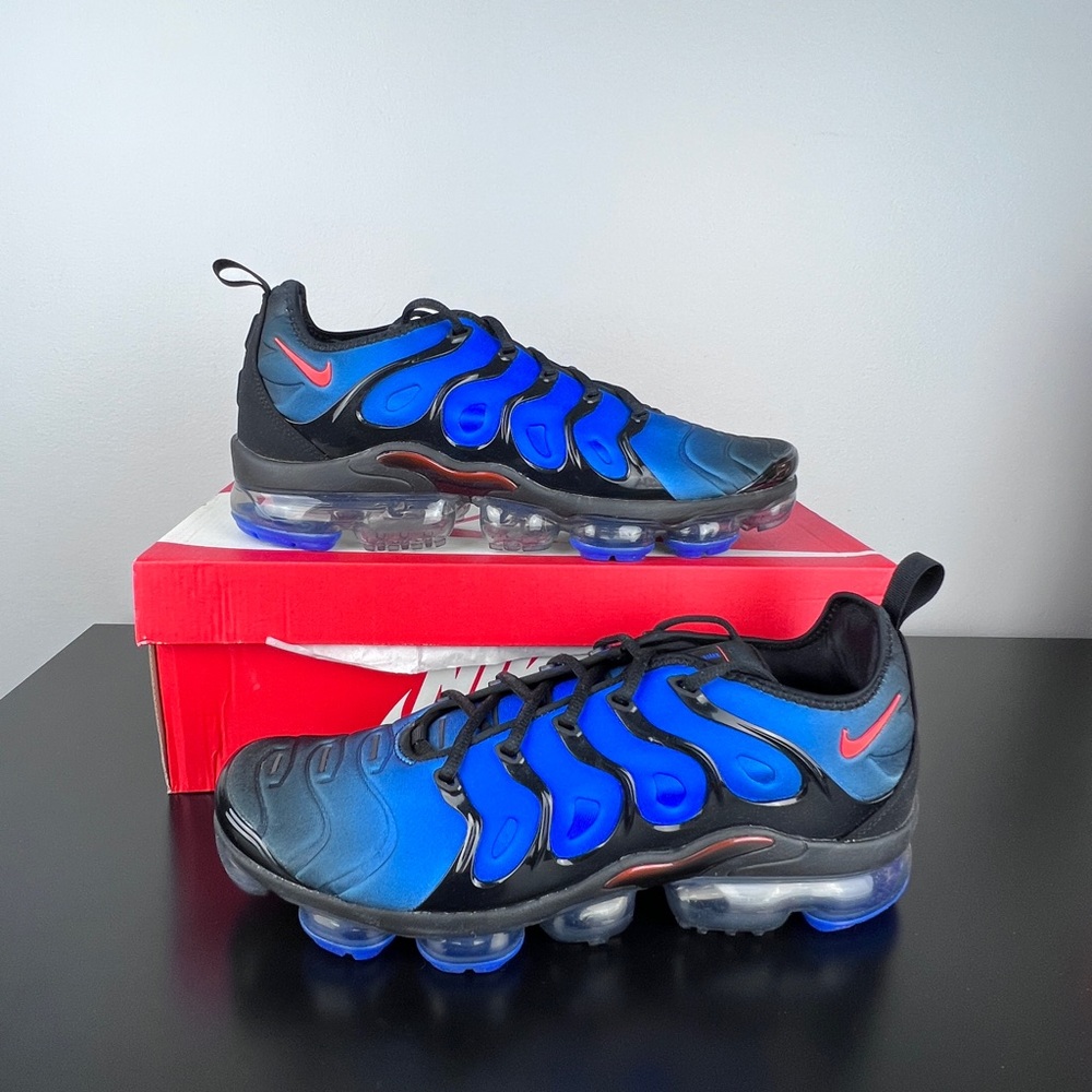 Nike Air VaporMax Plus Knicks Mens Blue Black Crimson DO6679 001